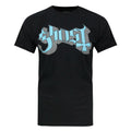 Black - Front - Ghost Mens Keyline Logo T-Shirt