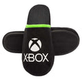 Black-White - Side - Xbox Mens Slippers