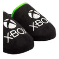 Black-White - Close up - Xbox Mens Slippers