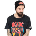 Black - Side - AC-DC Logo Beanie