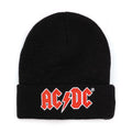 Black - Close up - AC-DC Logo Beanie