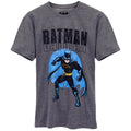 Grey-Blue - Front - Batman Mens T-Shirt