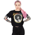 Black-White - Lifestyle - Diana Ross Womens-Ladies Crop T-Shirt