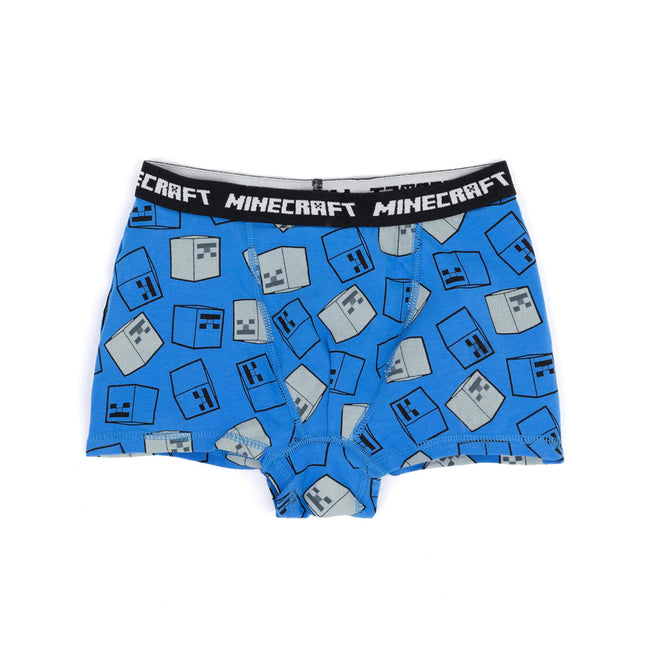Minecraft Boys Boxer Shorts Set (Pack of 3)