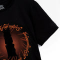 Black-Orange - Pack Shot - The Lord Of The Rings Mens Mordor T-Shirt