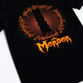 Black-Orange - Close up - The Lord Of The Rings Mens Mordor T-Shirt