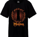 Black-Orange - Front - The Lord Of The Rings Mens Mordor T-Shirt