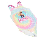 Pink-Blue-Yellow - Side - Barbie Girls Tie Dye One Piece Swimsuit