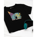 Black - Close up - MTV Womens-Ladies Ice Cream Crop Top