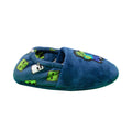 Blue-Green - Back - Minecraft Childrens-Kids Zombie Vs Creeper Slippers