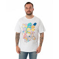 White - Back - Nickelodeon Mens Classic 90´s Short-Sleeved T-Shirt