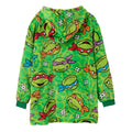 Green - Back - Teenage Mutant Ninja Turtles Boys Hoodie Blanket