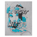 Grey Marl - Side - Aladdin Childrens-Kids Trust Me Jasmine T-Shirt