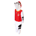 White-Red-Black - Back - Paw Patrol Childrens-Kids Marshall All-In-One Nightwear