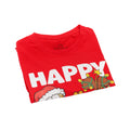 Red - Back - Garfield Mens Happy Christmas T-Shirt