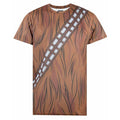 Brown - Front - Star Wars Mens Chewbacca Cosplay T-Shirt