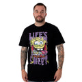 Black - Side - SpongeBob SquarePants Mens Life´s Sweet T-Shirt