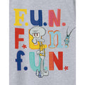 Grey - Back - SpongeBob SquarePants Boys Fun Squidward T-Shirt