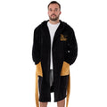 Black-Gold - Side - The Godfather Mens Hooded Robe