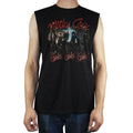 Black - Front - Amplified Mens Girls Girls Girls Motley Crue Sleeveless T-Shirt