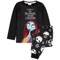 Black-White - Front - Nightmare Before Christmas Girls Pyjama Set