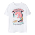 White - Front - Sonic The Hedgehog Mens Knuckles Pizzeria Short-Sleeved T-Shirt