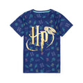 Blue - Back - Harry Potter Childrens-Kids Short Pyjama Set