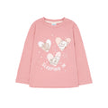 Pink - Back - Disney Girls Sleeping In Long Pyjama Set