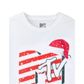 White - Back - MTV Unisex Adult Santa Hat T-Shirt