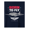 Blue - Side - Top Gun: Maverick Mens Born To Fly T-Shirt