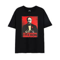 Black - Front - The Godfather Mens Don Vito Corleone T-Shirt