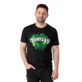 Black - Side - Teenage Mutant Ninja Turtles Mens 1984 New York City T-Shirt