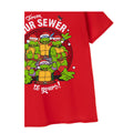 Red - Side - Teenage Mutant Ninja Turtles Mens From Our Sewer To Yours T-Shirt