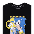 Black - Back - Sonic The Hedgehog Mens Classic Rings T-Shirt