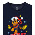 Navy - Back - Paw Patrol Boys Jingle All The Way Chase T-Shirt