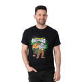 Black - Side - Teenage Mutant Ninja Turtles Mens Villains Bebop & Rocksteady T-Shirt