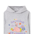 Grey Marl - Side - SpongeBob SquarePants Girls Stop And Smell The Flowers Hoodie