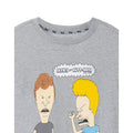 Grey - Side - Beavis & Butthead Mens Classic Pose T-Shirt