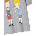 Grey - Pack Shot - Beavis & Butthead Mens Classic Pose T-Shirt