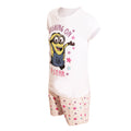 White - Back - Despicable Me Girls Wishing On A Star Short Pyjama Set