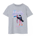 Grey Marl - Front - Barbie Girls Merry & Bright Short-Sleeved T-Shirt