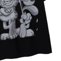 Black - Side - Garfield Mens Greyscale Short-Sleeved T-Shirt