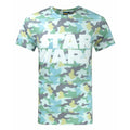 Green - Front - Star Wars: The Book Of Boba Fett Mens Camo T-Shirt