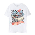 White - Front - Hot Wheels Mens Sunset T-Shirt