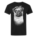 Black - Front - Goodie Two Sleeves Mens Pug Tupac Shakur T-Shirt