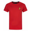 Red-Black - Front - Star Trek Mens Uniform T-Shirt