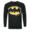 Black - Front - Batman Mens Stencil Sweatshirt