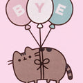 Pink - Pack Shot - Pusheen Girls Bye Balloons Short-Sleeved T-Shirt