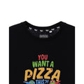 Black - Back - Teenage Mutant Ninja Turtles Mens You Want A Pizza This T-Shirt