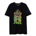 Black - Front - Teenage Mutant Ninja Turtles Mens You Want A Pizza This T-Shirt